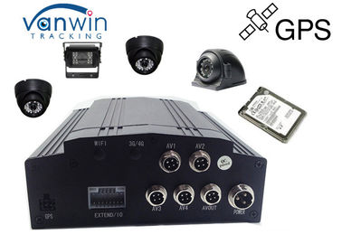 4CH 3G GPS 720P HDD 차 GPS 거주 장치 이동할 수 있는 감시 CCTV DVR