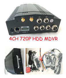 학교 버스/택시/트럭을 위한 LCD 스크린을 가진 HDD 4ch 잡종 MDVR 3G 4G GPS 와이파이 무료 소프트웨어 CMS