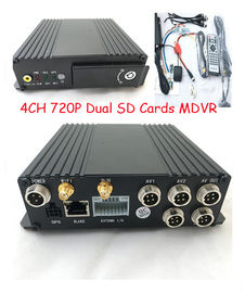 SD는 내장된 차량 사진기 차 추적 4CH DVR를 위한 이동할 수 있는 DVR HD CCTV를 카드에 적습니다