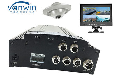 4CH HDD GPS 기본적인 비행 기록 장치 차 디지털 방식으로 비디오 녹화기, 차량 이동할 수 있는 DVR SD 카드
