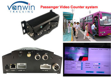 4CH 사람들 영상 카운터 HD 이동할 수 있는 DVR/HDD 버스 관리 차 dvr 체계