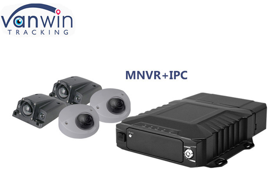 1080P IP MNVR 4 채널 모바일 DVR GPS 4G WIFI AI 버스 사람 계산 시스템