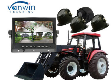 7 농업 차량을 위한 4개의 사진기를 가진 인치 4CH HD 감시자 DVR 비디오 녹화기 720P