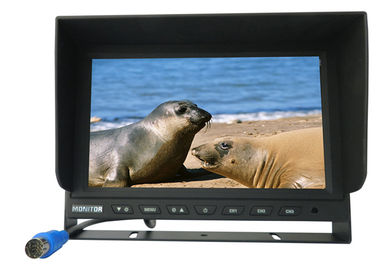 4개의 채널 HD 입력을 가진 건장한 4CH 1080P LCD 쿼드 차 영상 감시자 DVR 12~24V