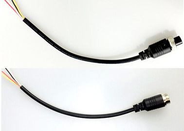 GX 12 지원 사진기를 위한 M12 4 핀 커넥터 케이블 PVC 구리 철사 물자