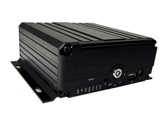 1080P H.265 4 채널 모바일 DVR 4CH GPS 자동차 비디오 리코더 RJ45 네트워크 포트
