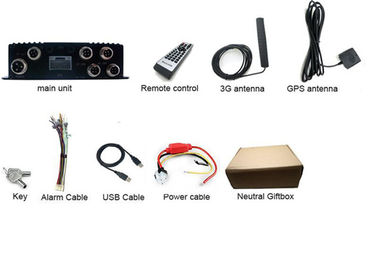 H.264 4Ch SD GPS 차량 4G 이동할 수 있는 DVR 이동할 수 있는 디지털 방식으로 비디오 녹화기