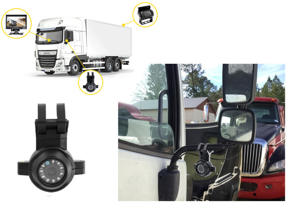 트럭을 위한 12V / 24V 차 보안 카메라 방수 전면 도 야간 투시 카메라