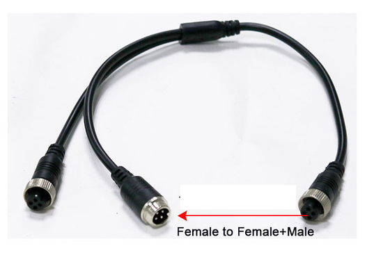 여성 M12 와이어 커넥터에 여성인 남성 /에게 남자인 4 핀 방수 연장 케이블