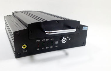 내진성 HDD &amp; SD 카드 4 채널 이동할 수 있는 DVR, 디지털 방식으로 이동할 수 있는 차 DVR H 264