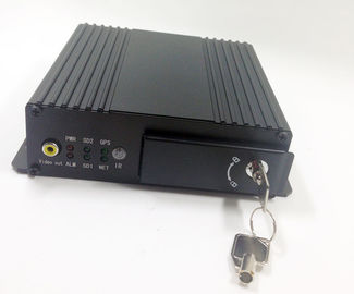 4 채널 차 DVR GPS 이중 SD 카드 저장 국부적으로 재생 H.264 체재