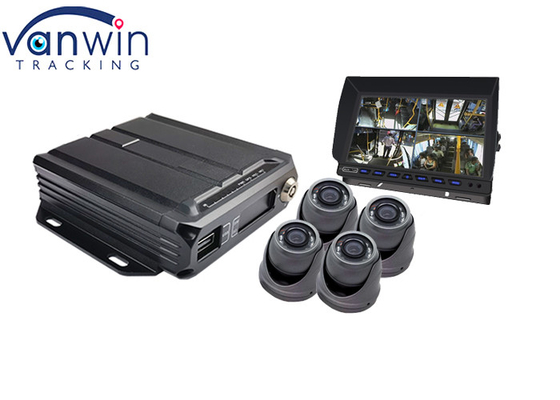 1080P AHD 4ch 3g 4g GPS SD 카드 택시용 모바일 DVR 미니 버스 함대