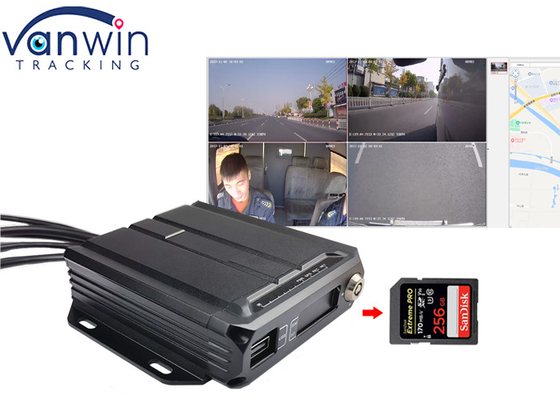 1080P AHD 4ch 3g 4g GPS SD 카드 택시용 모바일 DVR 미니 버스 함대