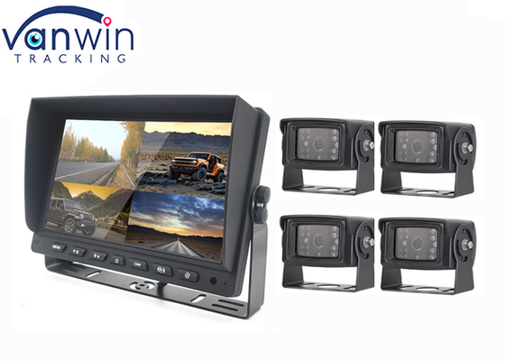 7인치 9인치 10인치 AHD TFT 자동차 모니터 4카메라 시스템을 위한 DVR 내장