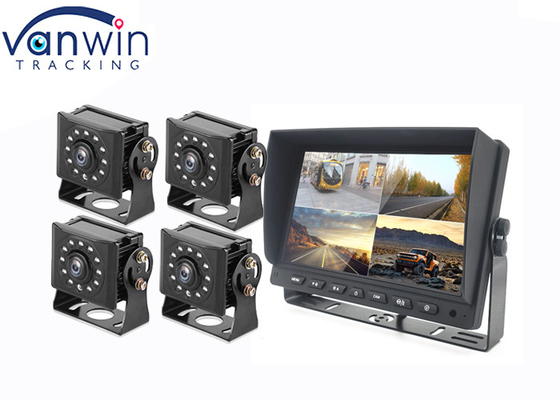 7인치 9인치 10인치 AHD TFT 자동차 모니터 4카메라 시스템을 위한 DVR 내장