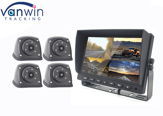 7인치 9인치 10인치 AHD TFT 자동차 모니터 4카메라 시스템을 위한 DVR 내장