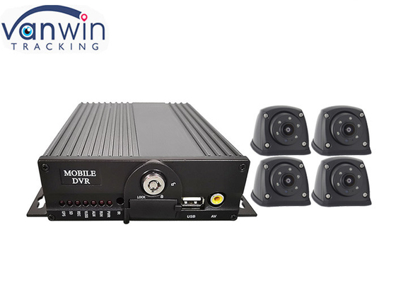 AHD 1080P 4G 듀얼 SD 카드 4ch GPS 모바일 CCTV DVR