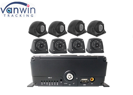 GPS 4G WIFI 알람 기능이 있는 8CH HDD SSD SD 카드 차량용 DVR