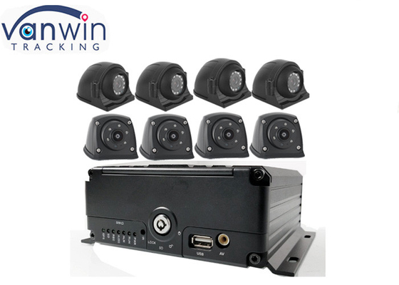 GPS 4G WIFI 알람 기능이 있는 8CH HDD SSD SD 카드 차량용 DVR