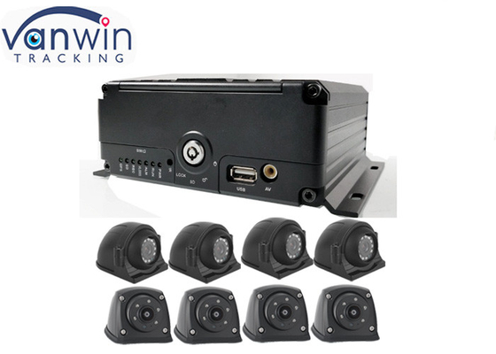 GPS 4G WIFI 알람 기능이 있는 8CH HDD SSD SD 카드 차량용 DVR