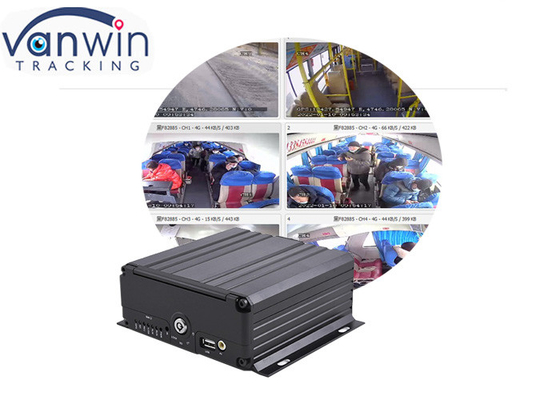차량 모니터링 시스템을 유출시키는 4 채널 HDD 모바일 DVR 라이브 비디오