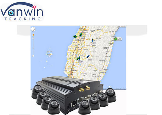 3G 4G GPS 와이파이 무선 8 채널 모바일 DVR 비디오 모니터링 시스템