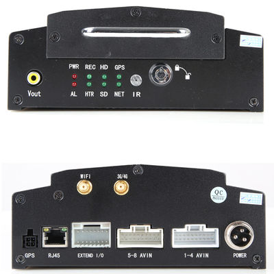 3G 4G GPS 와이파이 무선 8 채널 모바일 DVR 비디오 모니터링 시스템