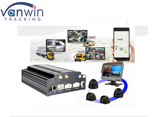 4ch 8ch AHD 1080P HDD SD 스쿨 버스 GPS 자동차 DVR 비디오 모니터링 시스템