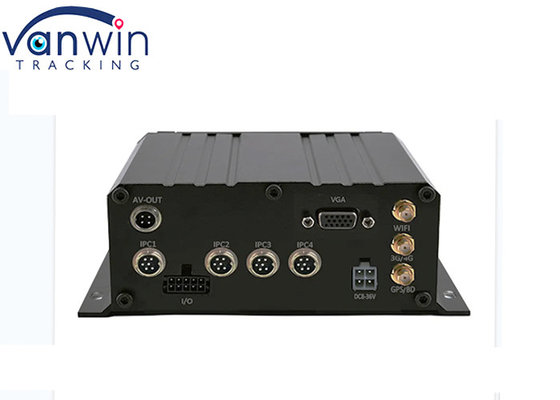 1080P MNVR GPS 추적 4 채널 네트워크 모바일 DVR 차량 함장 관리