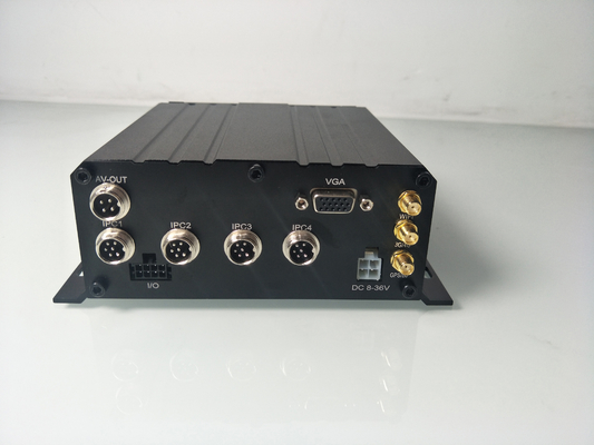 1080P MNVR GPS 추적 4 채널 네트워크 모바일 DVR 차량 함장 관리