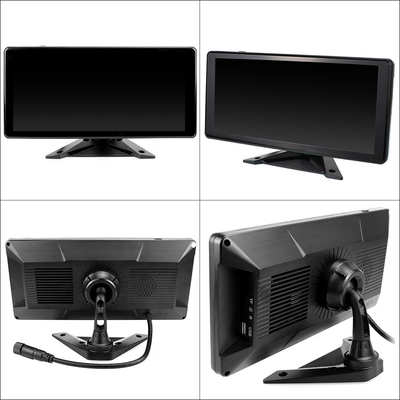 AI 자동차 DVR 시스템 BSD 알람 360° 4CH 10.36 인치 모니터