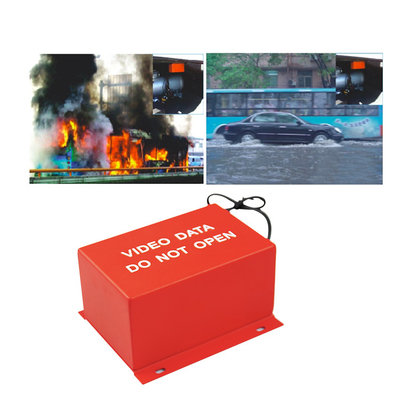 차량 모바일 DVR 액세서리 방화 방수 밝은 빨간색 보호 안전 상자