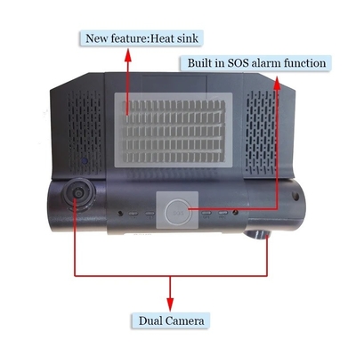4g 와이파이 1080p TF 카드 카메라와 GPS 차량용 2ch ahd mdvr 카메라 1080p
