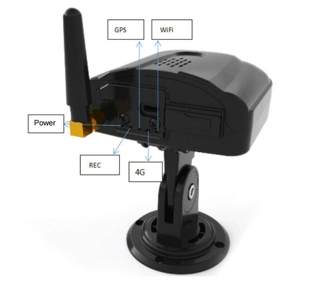ADAS DSM BSD 4G WIFI AI MDVR 운전자 피로 감지 모바일 자동차 미니 DVR 3CH