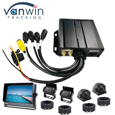 4채널 DVR SD 디지털 비디오 레코더 자동차용 GPS 추적 장치