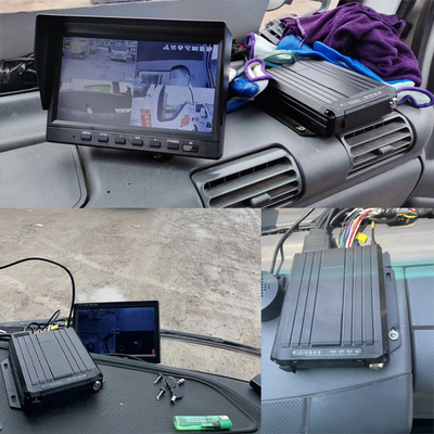 휴대용 미니 4CH SD 카드 자동차 카메라 레코더 GPS 트럭 추적