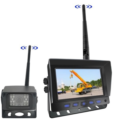 AHD 디지털 무선 자동차 후퇴 백업 카메라 키트 포크리프트 트럭 밴 무선 카메라 모니터 시스템