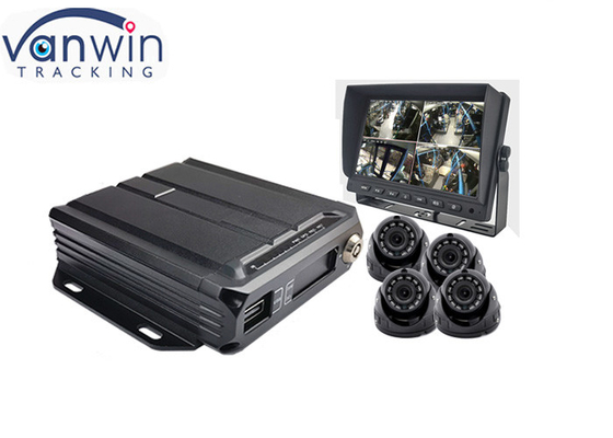720p AHD 1080P 4G GPS 4CH 트럭 버스용 모바일 DVR 시스템