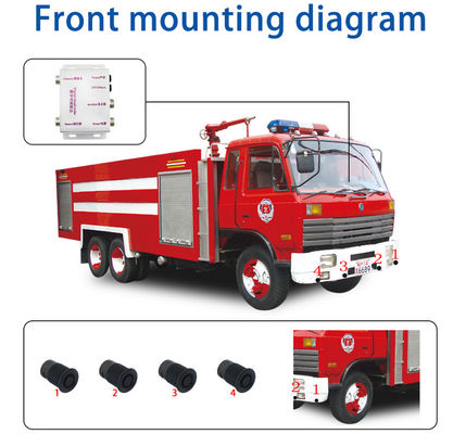 방수 스마트 역지원 시스템 포크리프트 트럭 학교 버스 주차장 맹점 센서