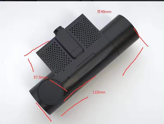 2CH 무료 플랫폼 대시 캠 DVR 모빌 4G GPS MDVR 180도 수직 각