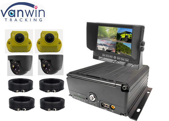 4G GPS WiFi MNVR HDD SSD 지원으로 트럭 버스 원격 차량 네트워크 모니터링