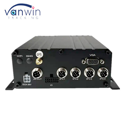 4CH 1080P AHD 3G 4G WIFI 및 GPS SD HHD 버스 / 트럭 / 택시용 모바일 NVR