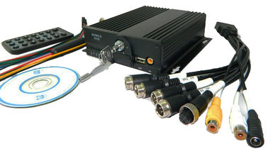 4 채널 버스 SD 카드 이동할 수 있는 DVR VGA AHD 720P 차량 dvr gps 3g mdvr 비행 기록 장치