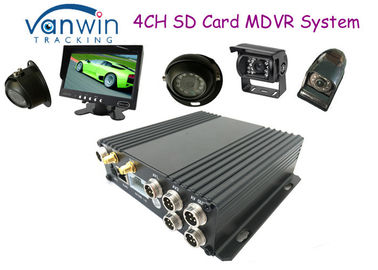 비행 기록 장치 HD 4CH SD 카드 이동할 수 있는 DVR 지원 256GB의 이중 SD 카드 구멍
