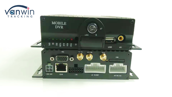 AI 8 채널 1080P 512G 듀얼 SD 카드 자동차 MDVR 카메라 시스템 ADAS DMS 피로 운전 감지 기능 모바일 DVR