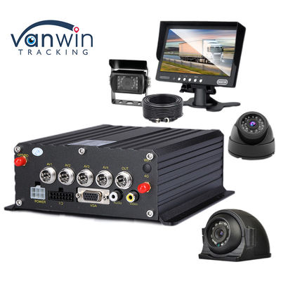4CH 1080P H.265 SD 카드 자동차 녹화 기기용 모바일 DVR GPS 추적기