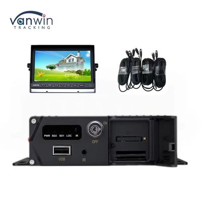 DC 12V 36V H.265 4CH HD 1080P 무선 전송과 함께 자동차 모바일 DVR 대시캠 레코더