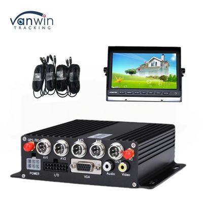 DC 12V 36V H.265 4CH HD 1080P 무선 전송과 함께 자동차 모바일 DVR 대시캠 레코더