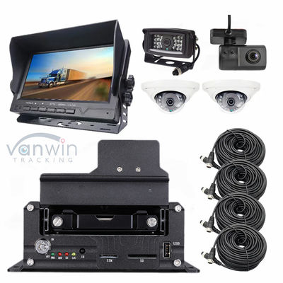 4CH 대시 캠 레코더 AI는 자동차용 GPS DVR 1080P 모바일 DVR 레코더를 지원합니다.
