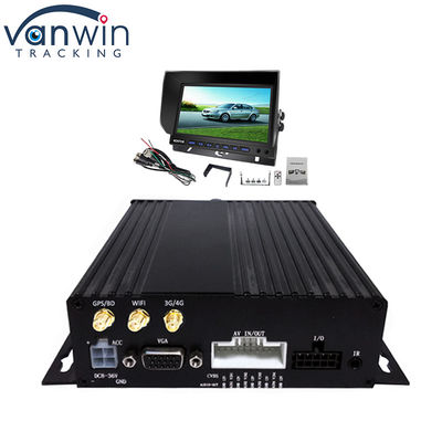 GPS 1080P HD 4CH 모바일 DVR SD 카드 Samrt WIFI 버스 차량 디지털 비디오 레코더